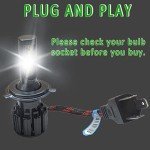 YONQIFON Cool White Fog Bulbs for Yamaha ATVs