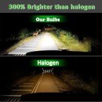 YONQIFON Cool White Fog Bulbs for Yamaha ATVs