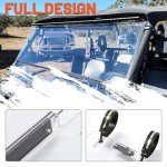 Kojem Clear Folding Windshield for Yamaha Viking