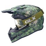 Kids Camouflage ATV Helmet with Gloves and Goggles