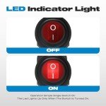 12V Waterproof Handlebar Light Switch for ATVs