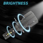 YONQIFON Cool White Fog Bulbs for Yamaha ATVs