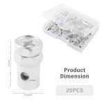 20PCS ATV Throttle Cable Ends for Repairs