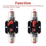 30 Amp Manual Reset Circuit Breaker for 12V-48V