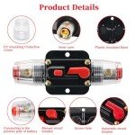 30 Amp Manual Reset Circuit Breaker for 12V-48V