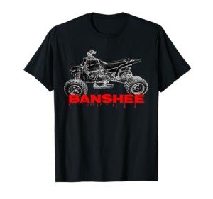 Vintage Banshee ATV Retro All Terrain Vehicle T-Shirt