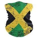 Jamaican Flag Seamless Neck Gaiter & Headwrap