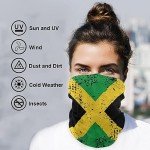 Jamaican Flag Seamless Neck Gaiter & Headwrap