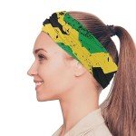 Jamaican Flag Seamless Neck Gaiter & Headwrap