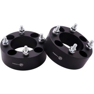 2-Inch Black ATV UTV Wheel Spacers - Pack of 2