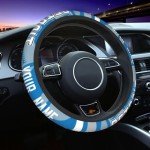 Personalized 15-Inch Steering Wheel Covers for Vehicles
