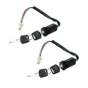 2-Pack Ignition Switch with Keys for ATVs