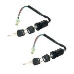 2-Pack Ignition Switch with Keys for ATVs