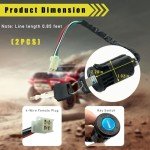 2-Pack Ignition Switch with Keys for ATVs