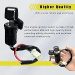 2-Pack Ignition Switch with Keys for ATVs