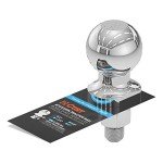 CURT Chrome ATV/UTV Hitch Ball, 2,000 lbs