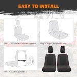 Heavy Duty Waterproof UTV Seat Cover Set
