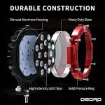 OEDRO 7" 51W Round LED Offroad Light Pods