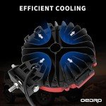 OEDRO 7" 51W Round LED Offroad Light Pods