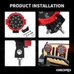 OEDRO 7" 51W Round LED Offroad Light Pods