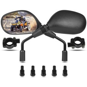 360° Adjustable ATV & Motorcycle Mirrors for All Bikes