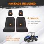 Heavy Duty Waterproof UTV Seat Cover Set