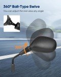 360° Adjustable ATV & Motorcycle Mirrors for All Bikes