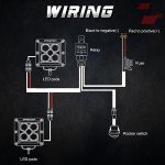 Nylon Wiring Harness Kit for LED Lights 12V