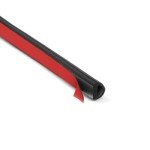 FlexSeals 25ft Rubber D-Shaped Weather Seal Strip