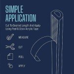 FlexSeals 25ft Rubber D-Shaped Weather Seal Strip