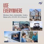 FlexSeals 25ft Rubber D-Shaped Weather Seal Strip