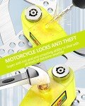 ONVIAN Motorcycle Disc Brake Lock with 110dB Alarm