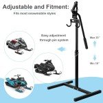 Snowmobile Lift Stand with Handlebar Cup - 33” Height