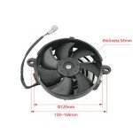 Universal ATV Electric Cooling Fan – 4-Inch