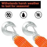 Heavy Duty 20ft Tow Straps with Hooks