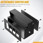 4-Gang Toggle Switch Box for ATV & UTV