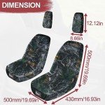 StarknightMT Waterproof Rhino UTV Seat Covers