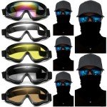 10-Pack ATV Goggles and Face Masks Set