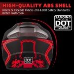 Kids' MX Helmet Set with Goggles & Gloves