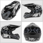 SPARK DOT Full-Face ATV Motocross Helmet Set