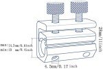 Blue Cable Luber Tool for Bikes and ATVs