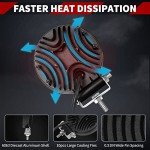 YITAMOTOR 4PCS 4-Inch Round LED Work Lights