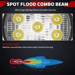 YITAMOTOR 4PCS 4-Inch Round LED Work Lights