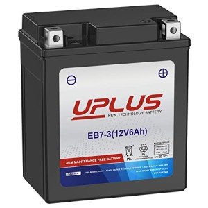 UPLUS 12V 6AH Maintenance-Free ATV Battery