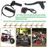 Twist Throttle and Cable Kit for ATVs and Dirt Bikes