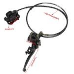 FVRITO Left Hydraulic Brake Master Cylinder Caliper Assembly for 50cc 70cc 90cc 110cc 125cc Taotao Coolster Vitacci Peace SunL RPS Roketa Kazuma Jetmoto BMS Baja NST Icebear Chinese ATV Quad 4 Wheeler