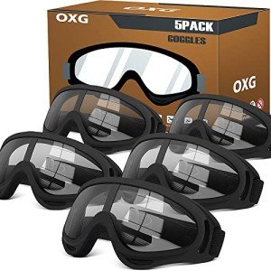 5 Pack UV Protection ATV Motorcycle Goggles