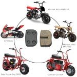 Mini Bike Brake Pads for 49cc to 100cc ATVs