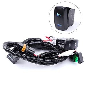 Waterproof LED Horn Switch Wiring Harness Kit