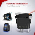 Nilight 12AWG LED Light Bar Wiring Harness Kit